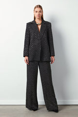 Costume tissé à rayures