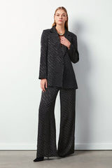 Costume tissé à rayures