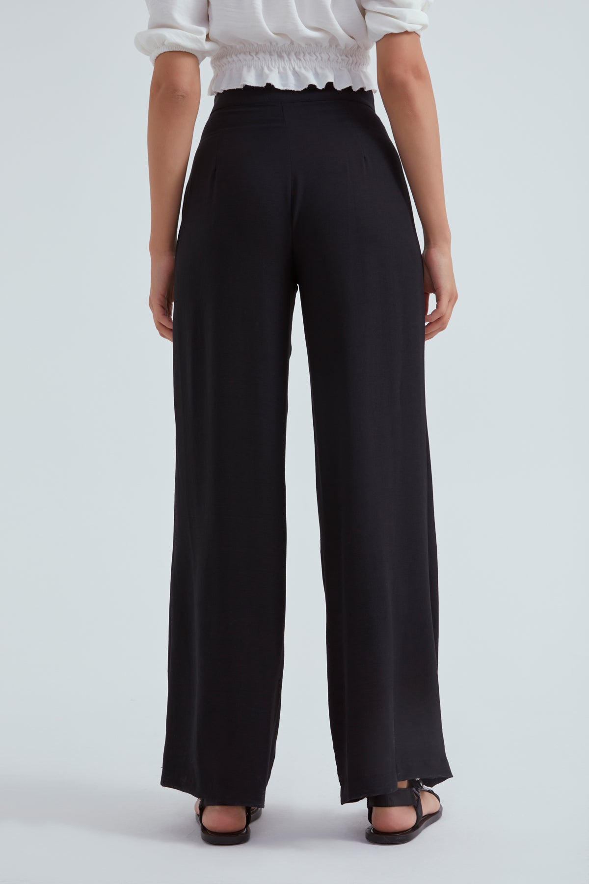 Pantalon Palazzo taille haute