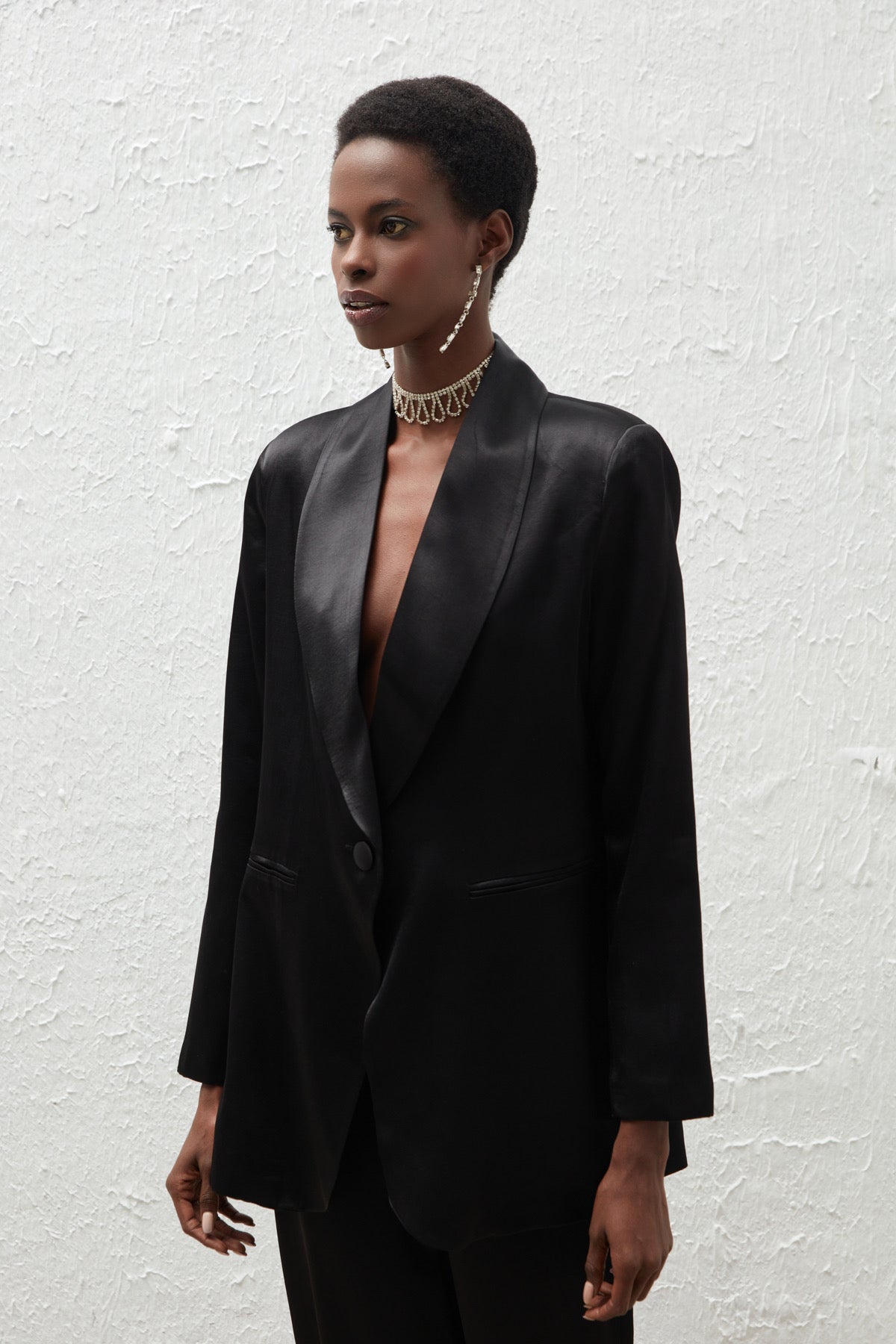 Blazer classique à un bouton