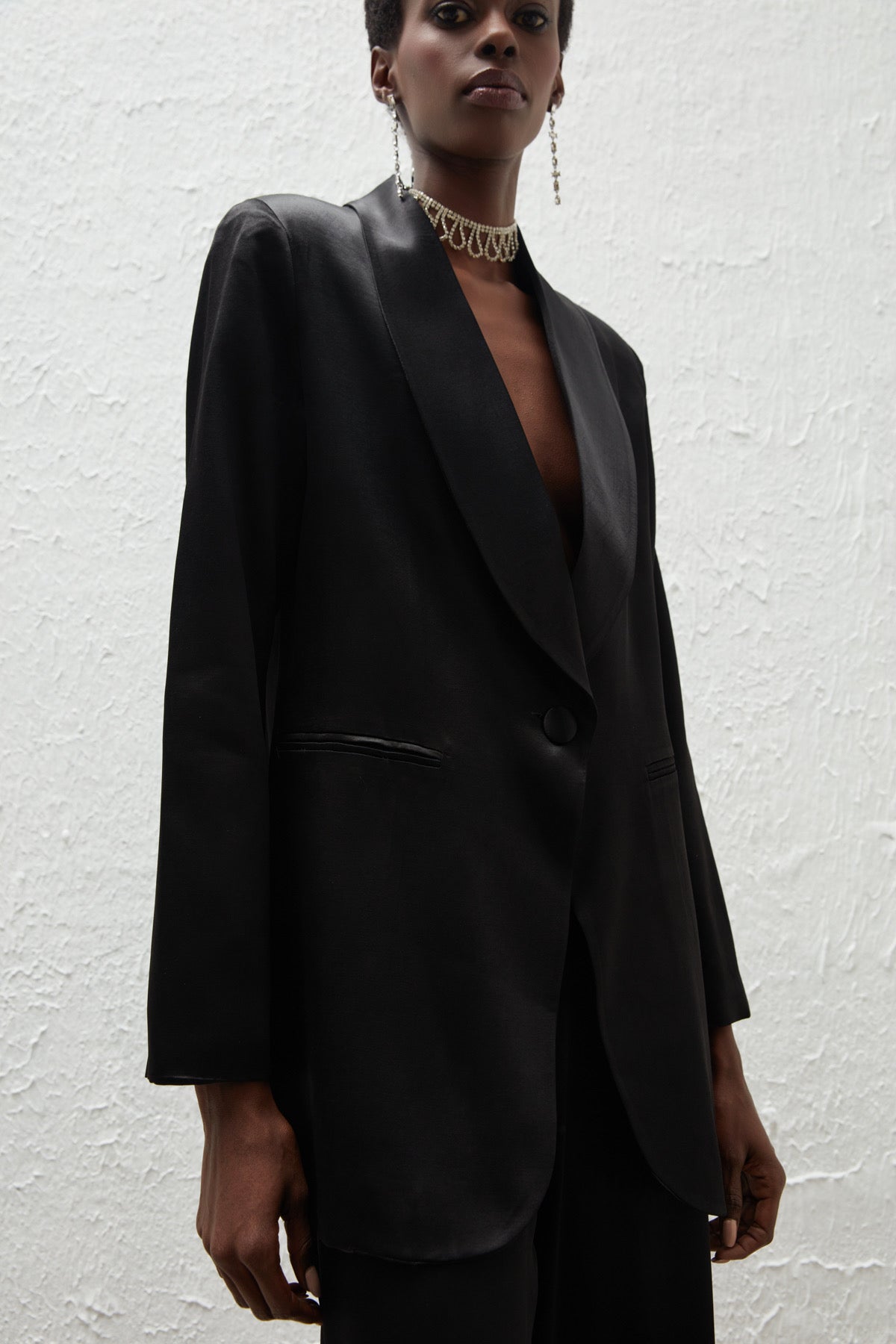 Blazer classique à un bouton