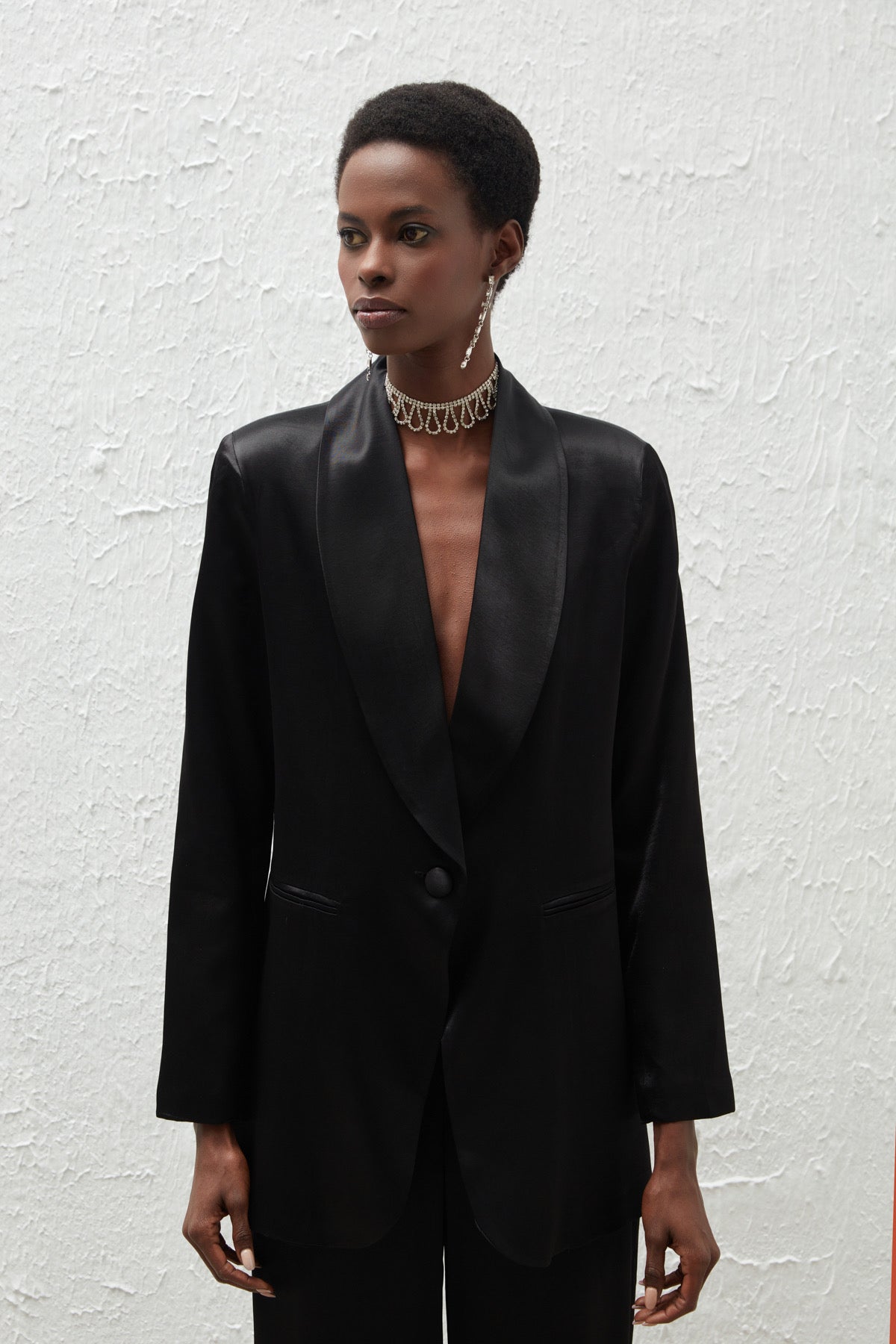 Blazer classique à un bouton